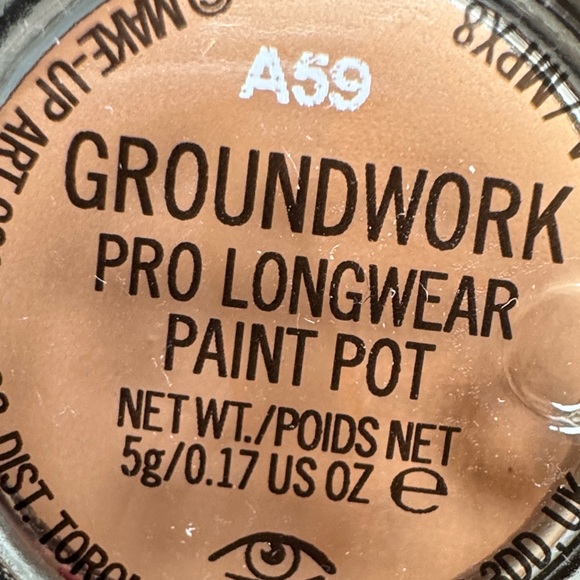 MAC Cosmetics Pro Longwear Paint Pot - Groundwork (original packaging) - Picture 3 of 3